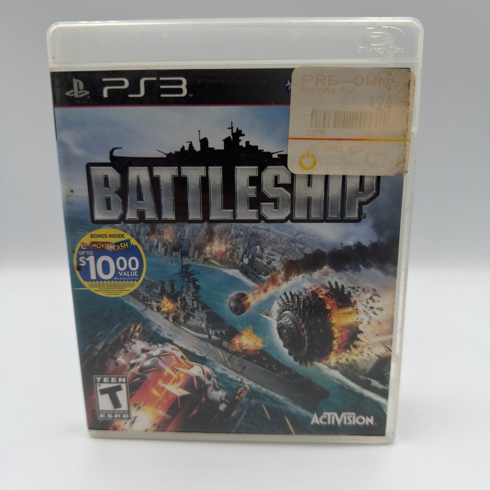 Battleship Sony PlayStation 3 PS3 Activision 2012 Naval Combat Action Game